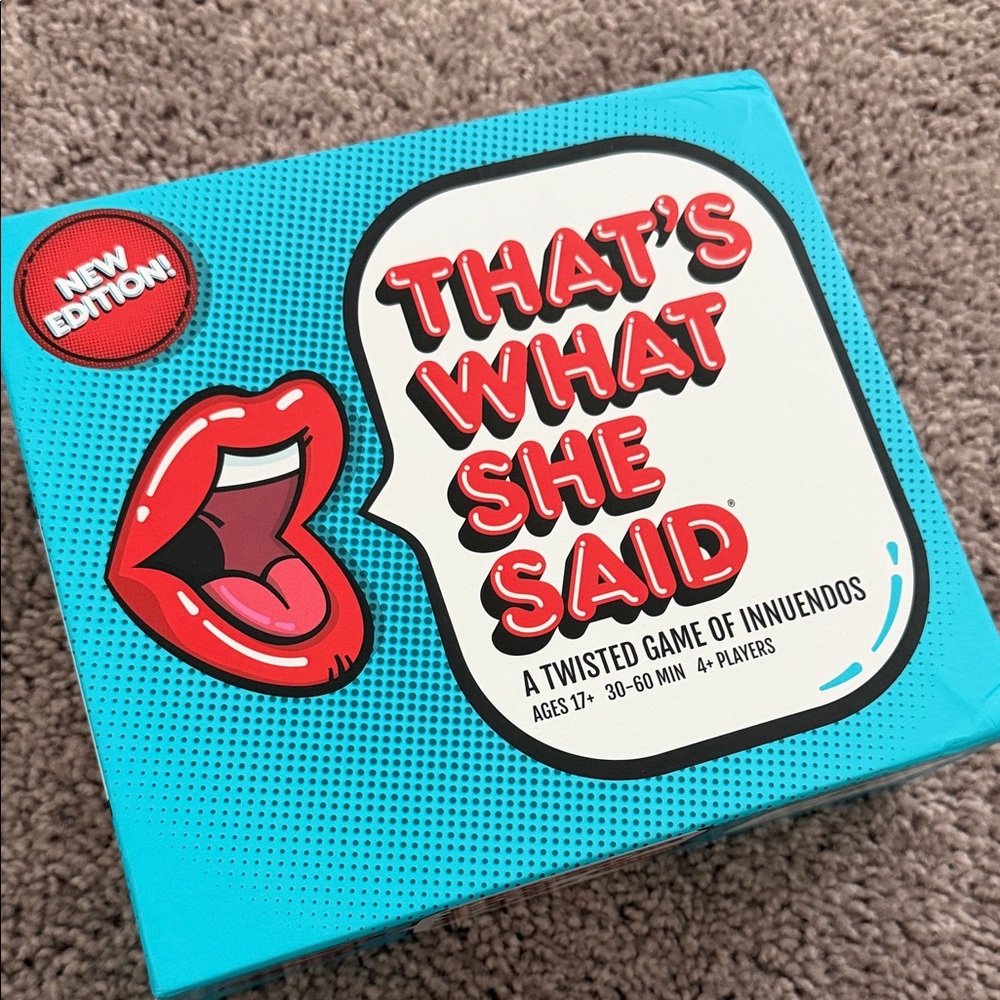 That's What She Said Board Game - Blue Edition